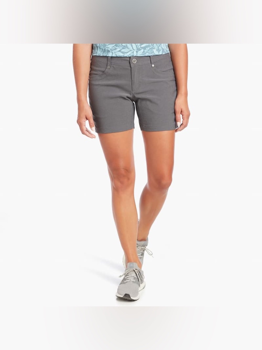 Kuhl Women’s Trekr Hiking Active Shorts Gray Size 10 5” inseam *778